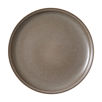 Better Homes and Gardens Banks Brown 12-Piece Stoneware Dinnerware Set, Brown Plates and Bowls, Set for 4